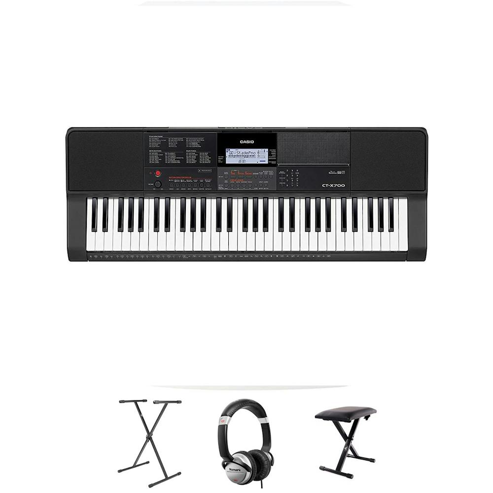 Casio CT-X700 Home Keyboard Bundle with Stand, Stool and Headphones