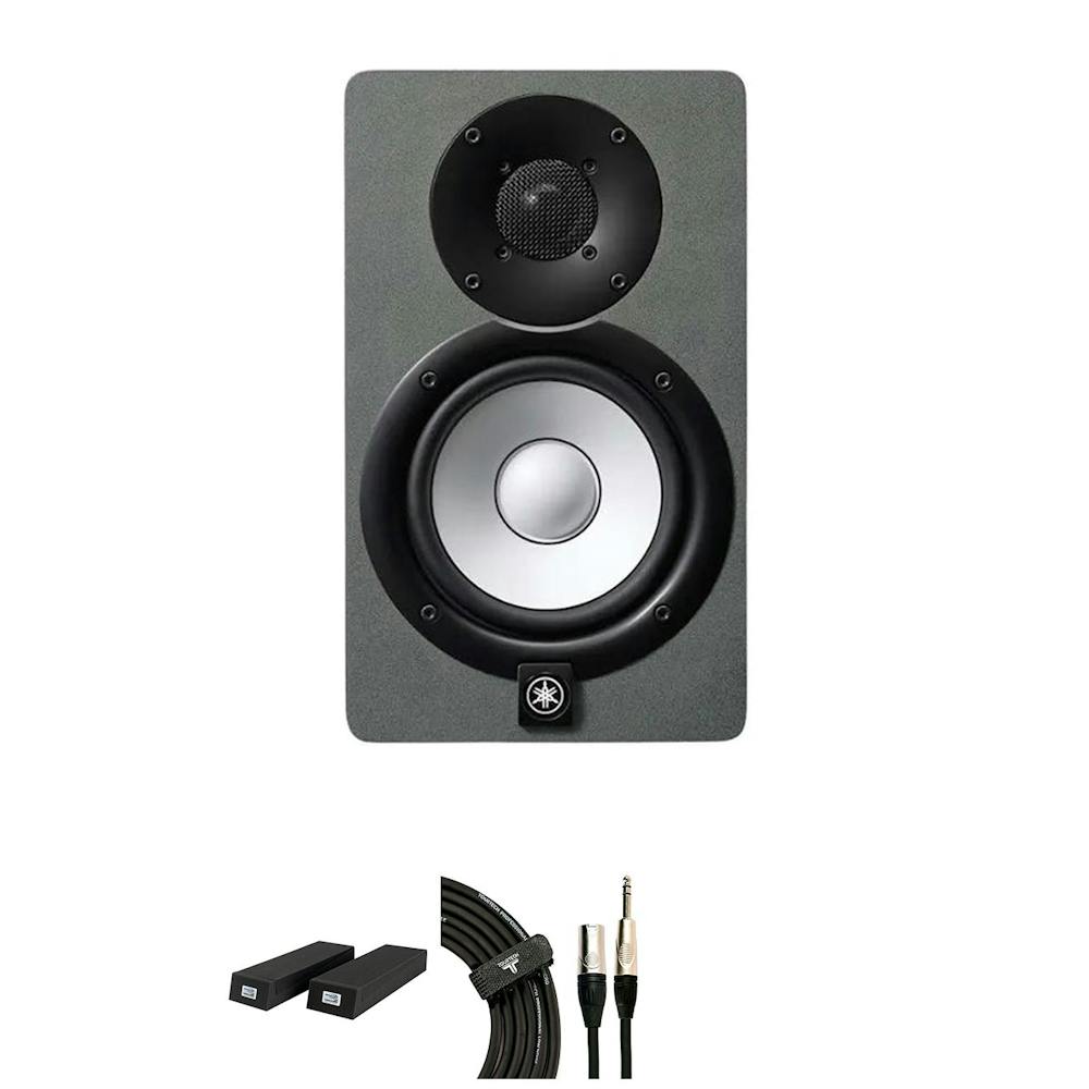 Speaker bundle for Yamaha HS5 Grey Speaker with foam and cables