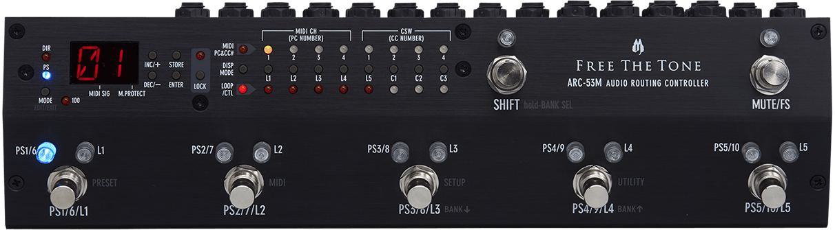 Free the Tone ARC-53M Audio Routing Controller in Black